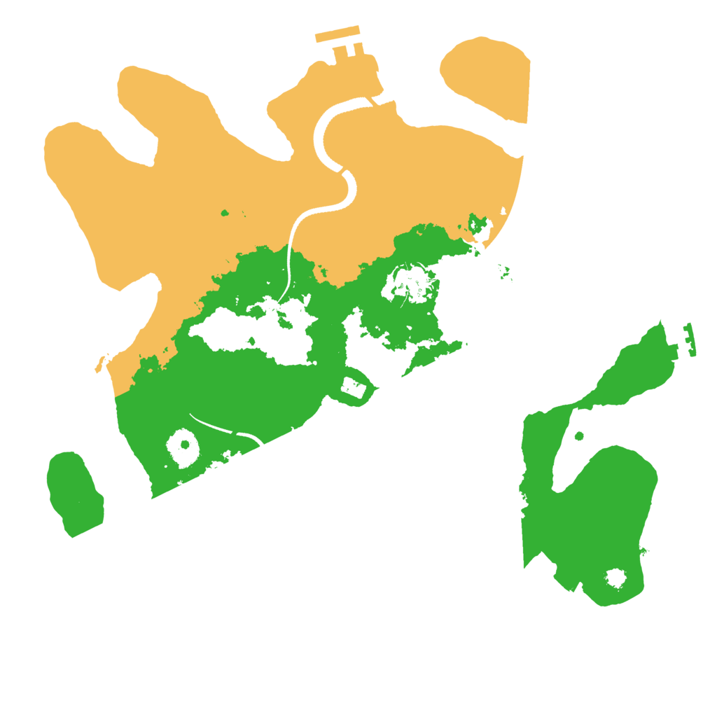 Biome Rust Map: Procedural Map, Size: 3250, Seed: 233713540