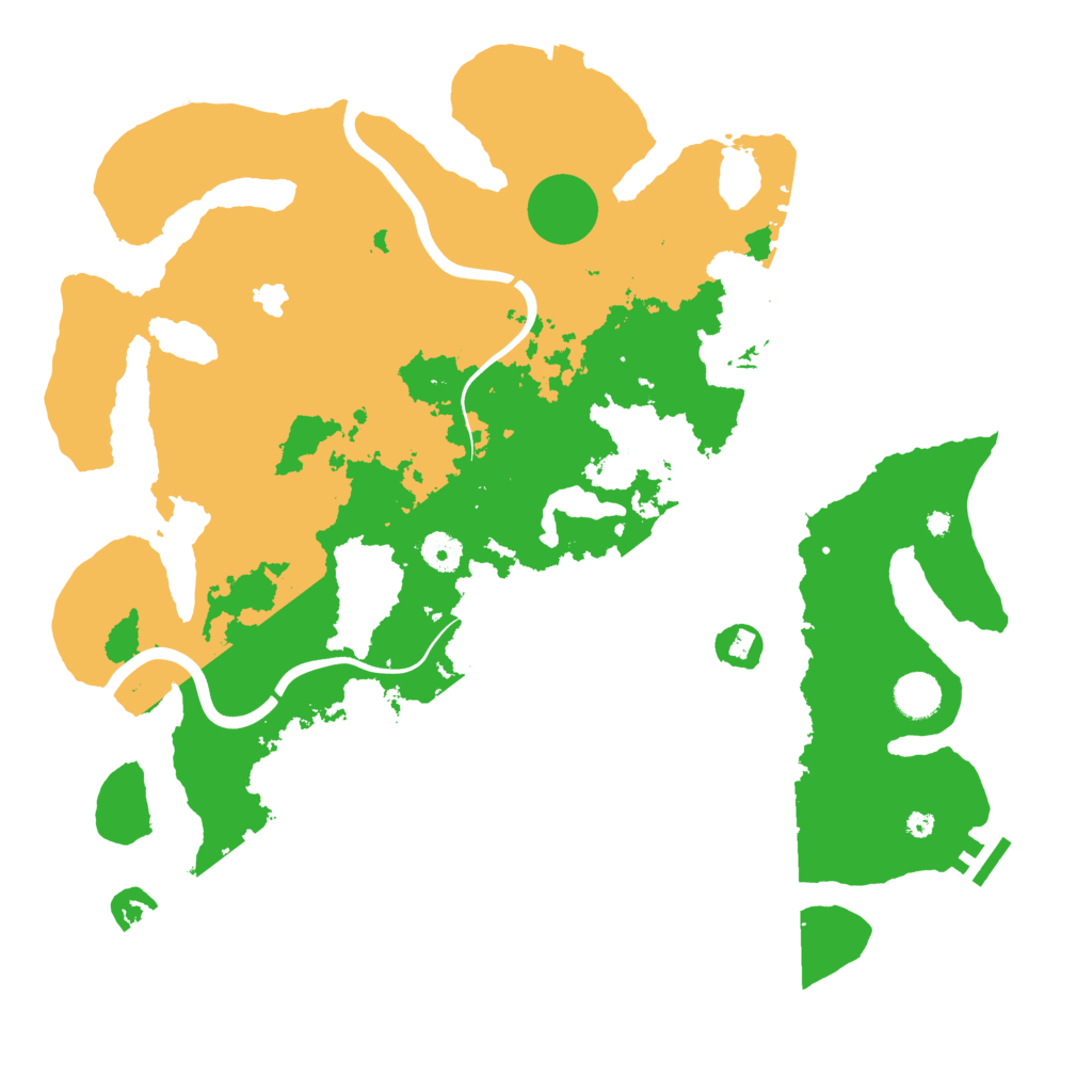 Biome Rust Map: Procedural Map, Size: 4100, Seed: 344571678