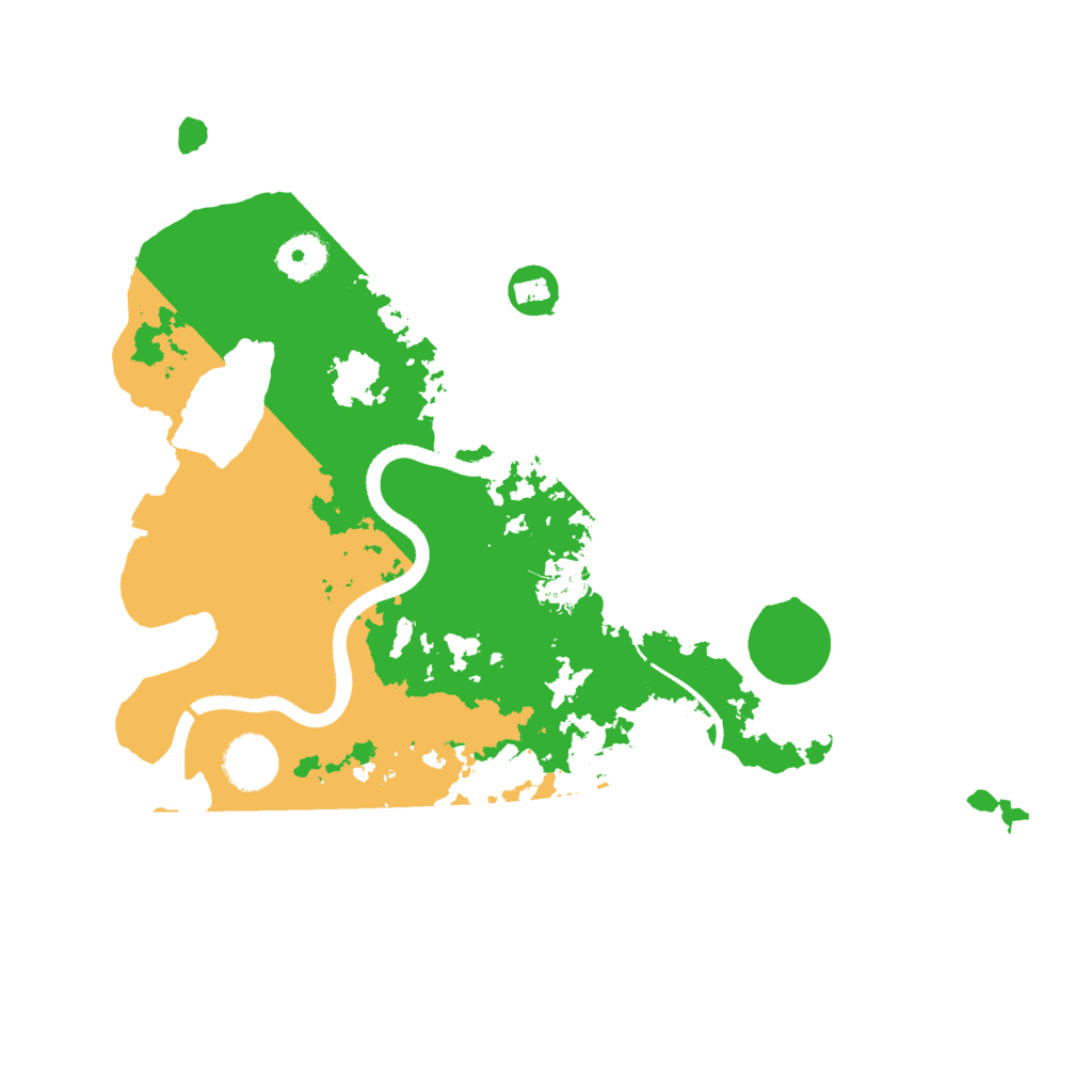 Biome Rust Map: Procedural Map, Size: 3500, Seed: 577059999