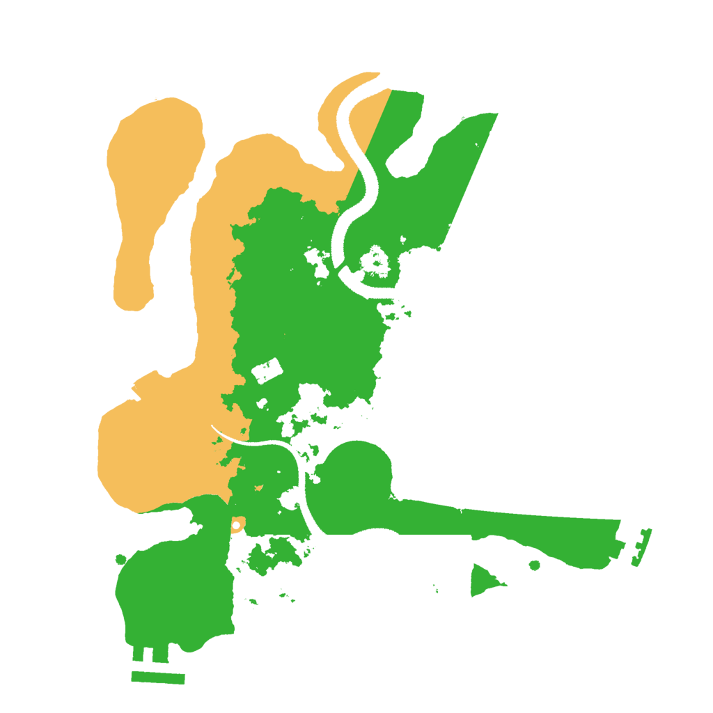 Biome Rust Map: Procedural Map, Size: 2700, Seed: 3690