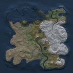 Thumbnail Rust Map: Procedural Map, Size: 3500, Seed: 1449279574, 14 Monuments