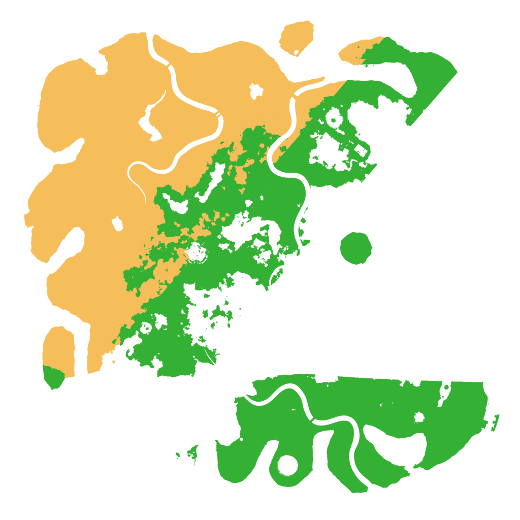 Biome Rust Map: Procedural Map, Size: 4500, Seed: 193787492