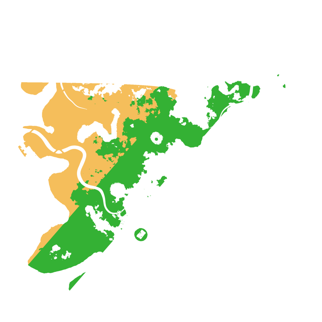 Biome Rust Map: Procedural Map, Size: 4000, Seed: 8672