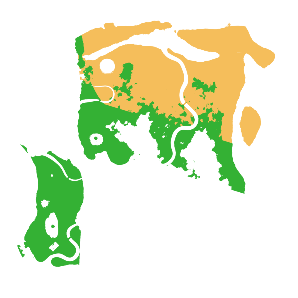 Biome Rust Map: Procedural Map, Size: 3500, Seed: 1833235034