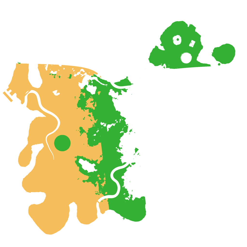 Biome Rust Map: Procedural Map, Size: 4000, Seed: 13544