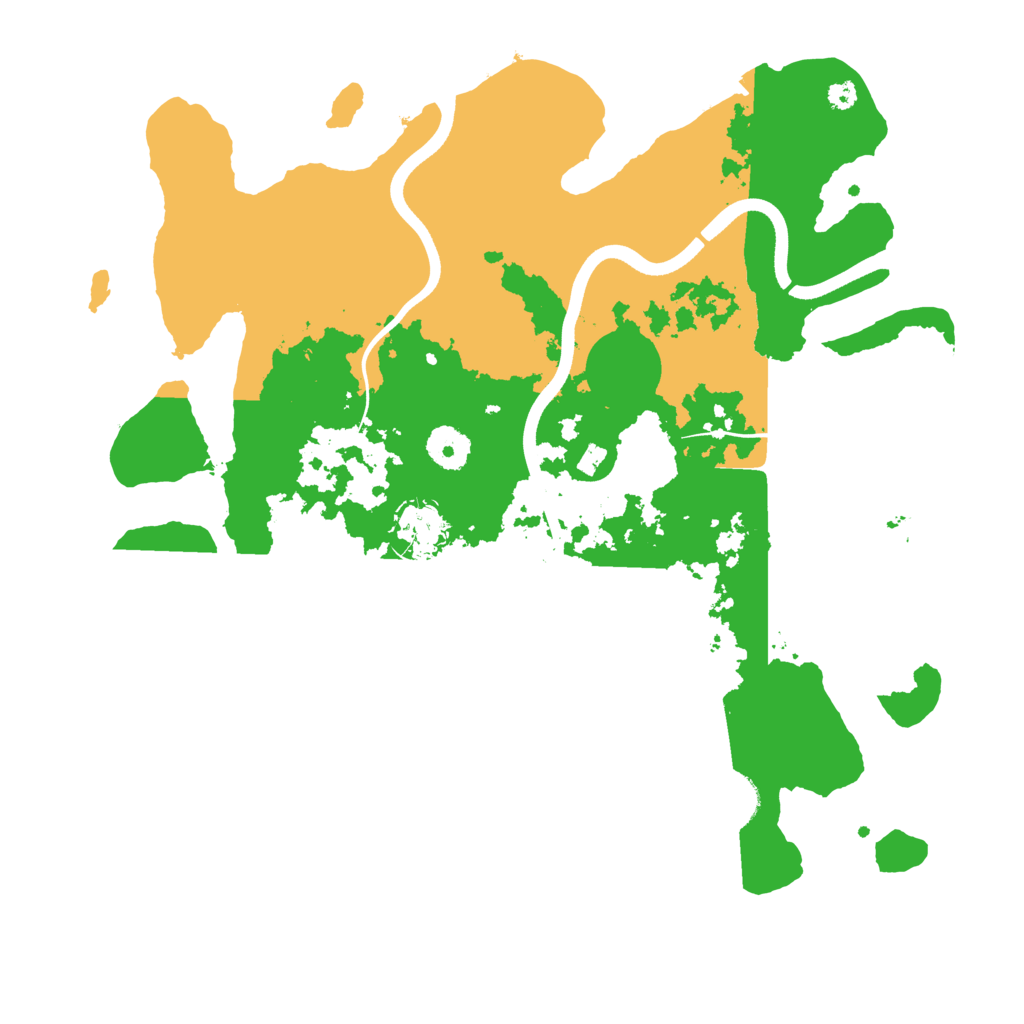 Biome Rust Map: Procedural Map, Size: 3600, Seed: 91236389