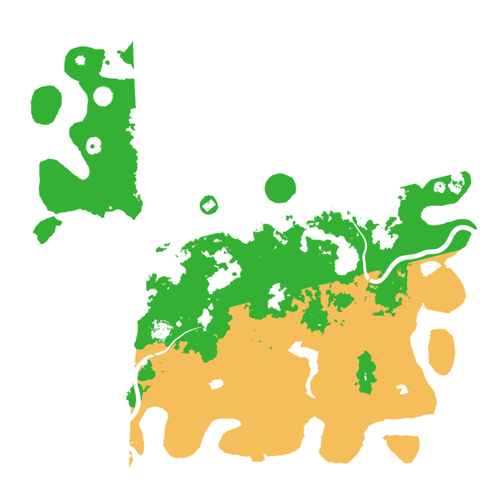 Biome Rust Map: Procedural Map, Size: 4522, Seed: 1
