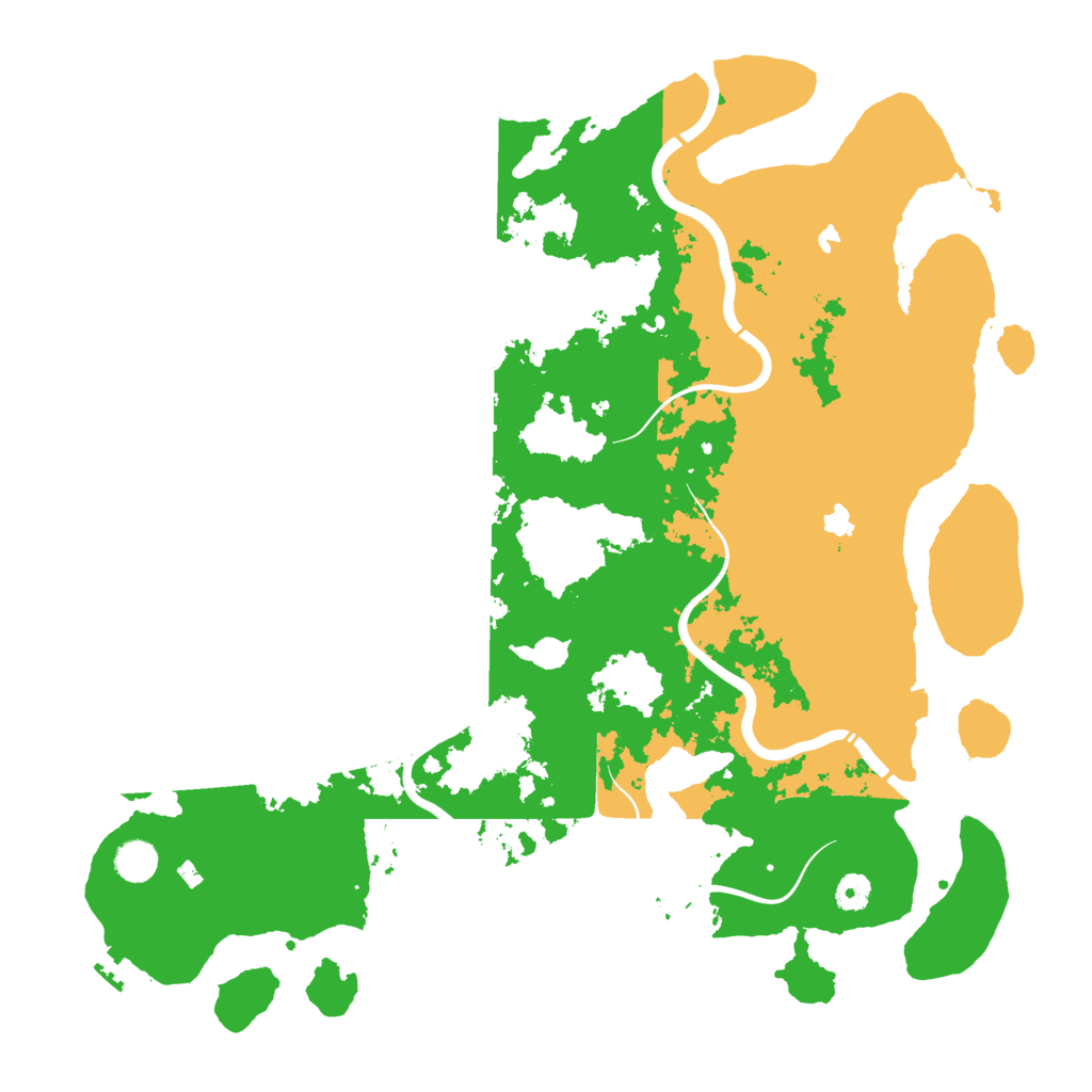 Biome Rust Map: Procedural Map, Size: 4500, Seed: 477710361