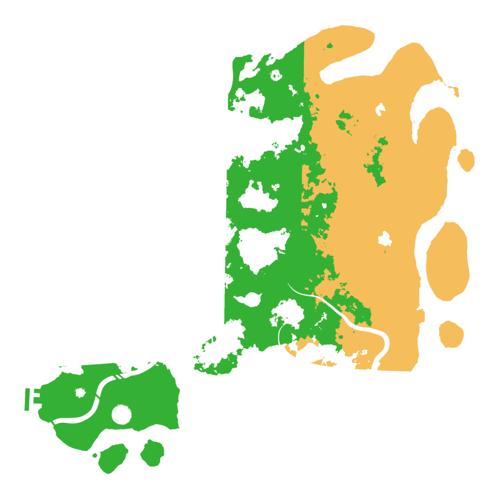 Biome Rust Map: Procedural Map, Size: 4500, Seed: 477710361