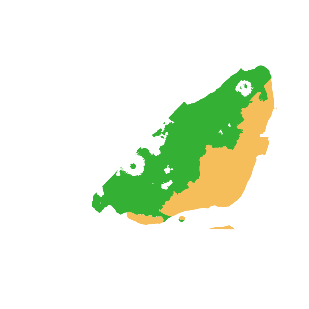 Biome Rust Map: Procedural Map, Size: 2000, Seed: 12735