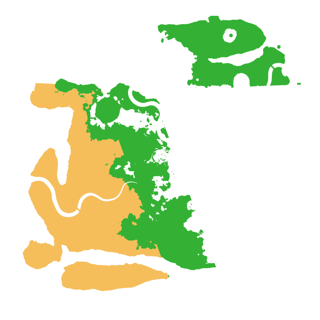 Biome Rust Map: Procedural Map, Size: 3500, Seed: 800402623