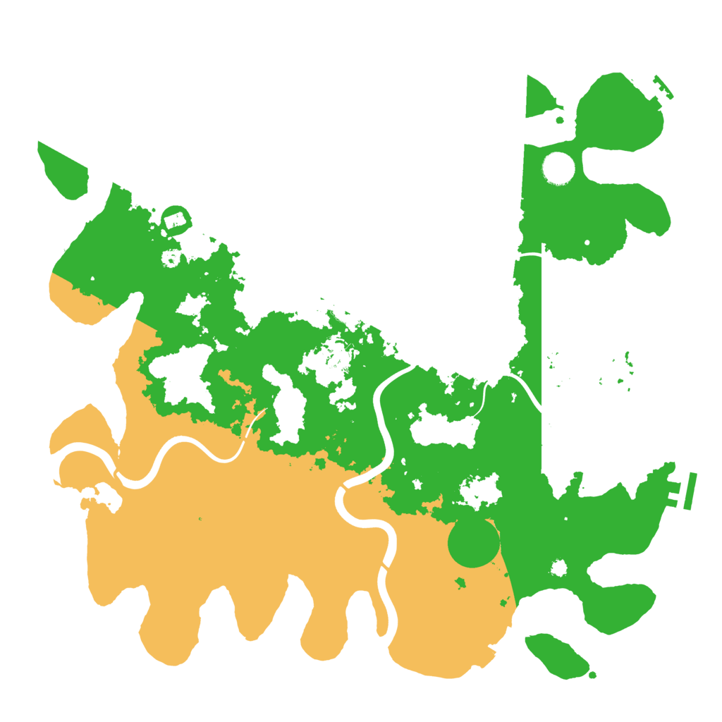 Biome Rust Map: Procedural Map, Size: 3900, Seed: 1337939477