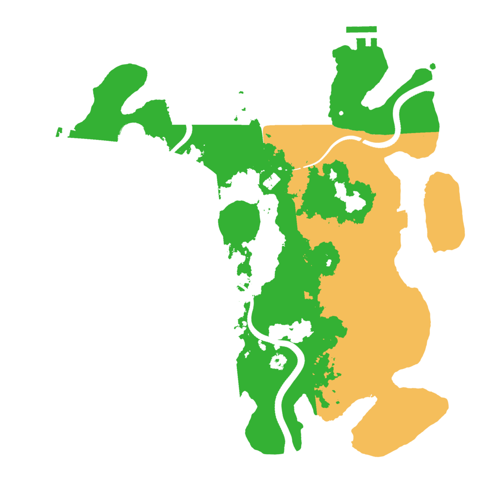 Biome Rust Map: Procedural Map, Size: 3300, Seed: 1444796710