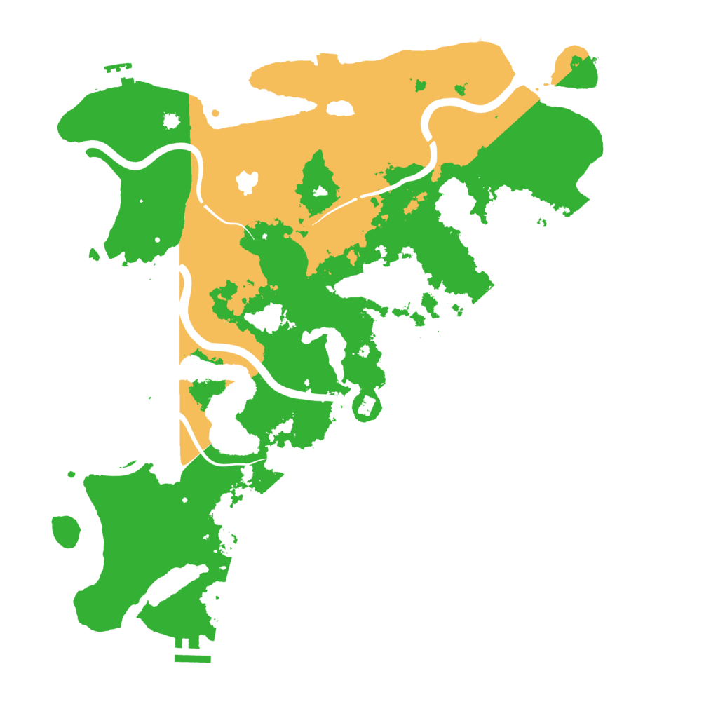 Biome Rust Map: Procedural Map, Size: 4000, Seed: 420666777