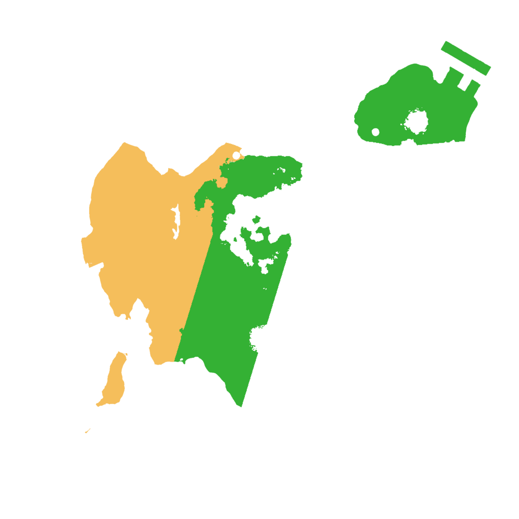 Biome Rust Map: Procedural Map, Size: 2000, Seed: 198774333