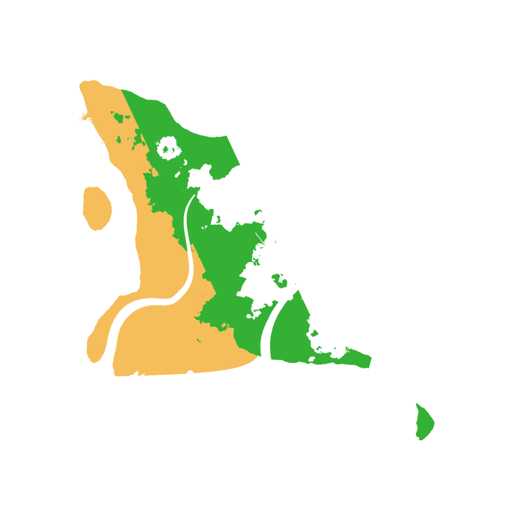 Biome Rust Map: Procedural Map, Size: 2200, Seed: 1958881793