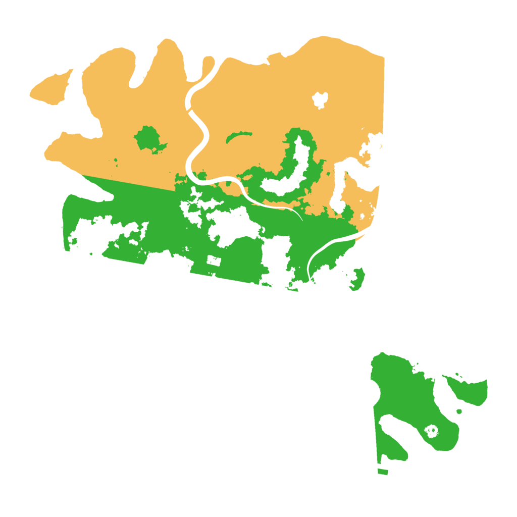 Biome Rust Map: Procedural Map, Size: 4000, Seed: 81724