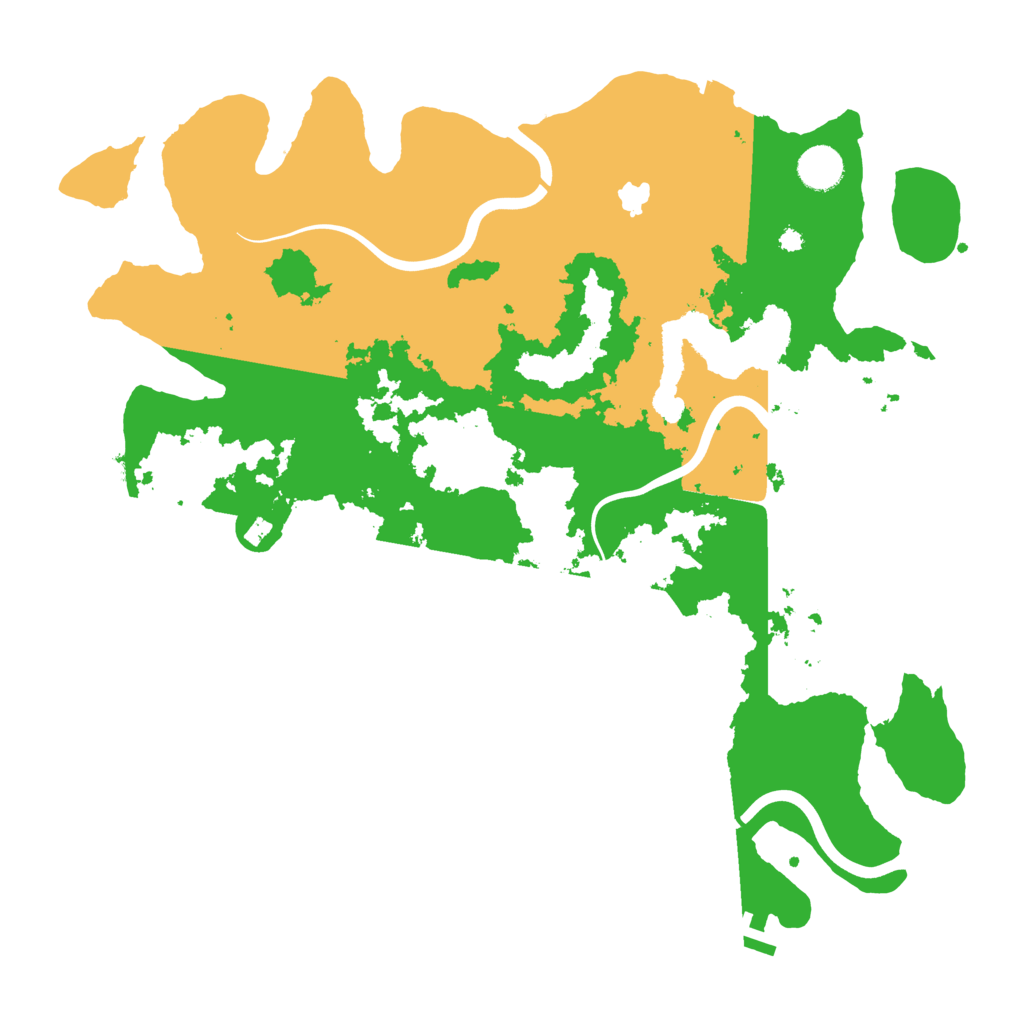 Biome Rust Map: Procedural Map, Size: 4000, Seed: 81724