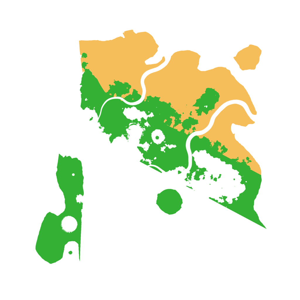 Biome Rust Map: Procedural Map, Size: 3300, Seed: 1202485963