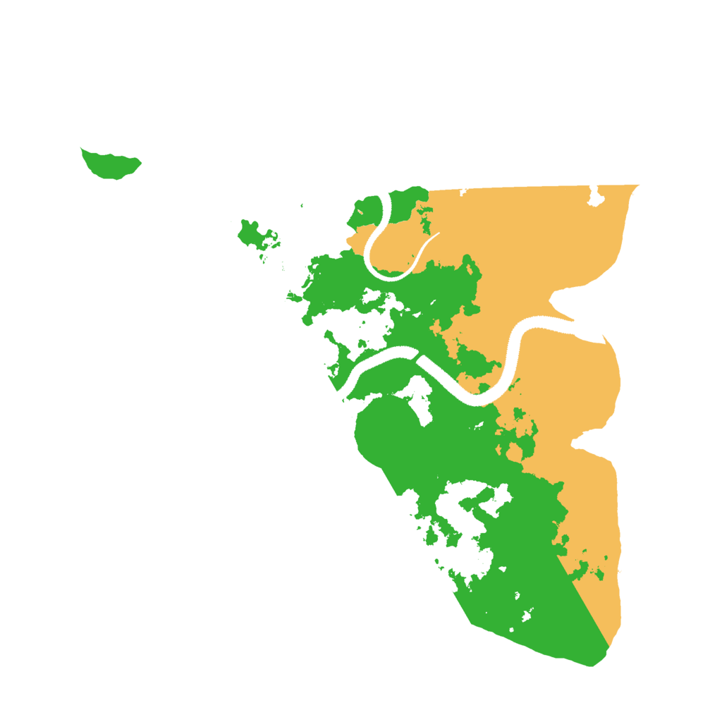 Biome Rust Map: Procedural Map, Size: 2900, Seed: 70