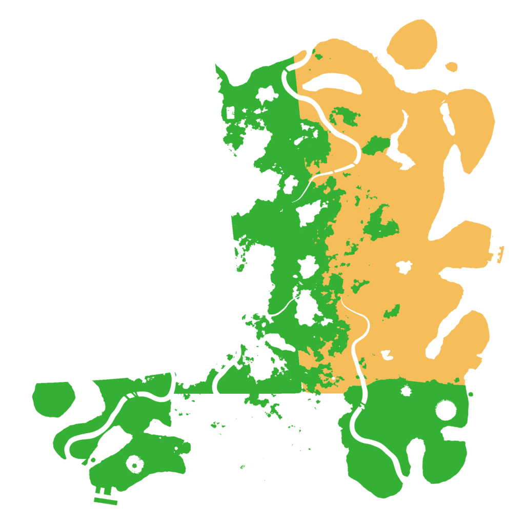 Biome Rust Map: Procedural Map, Size: 4550, Seed: 36961726