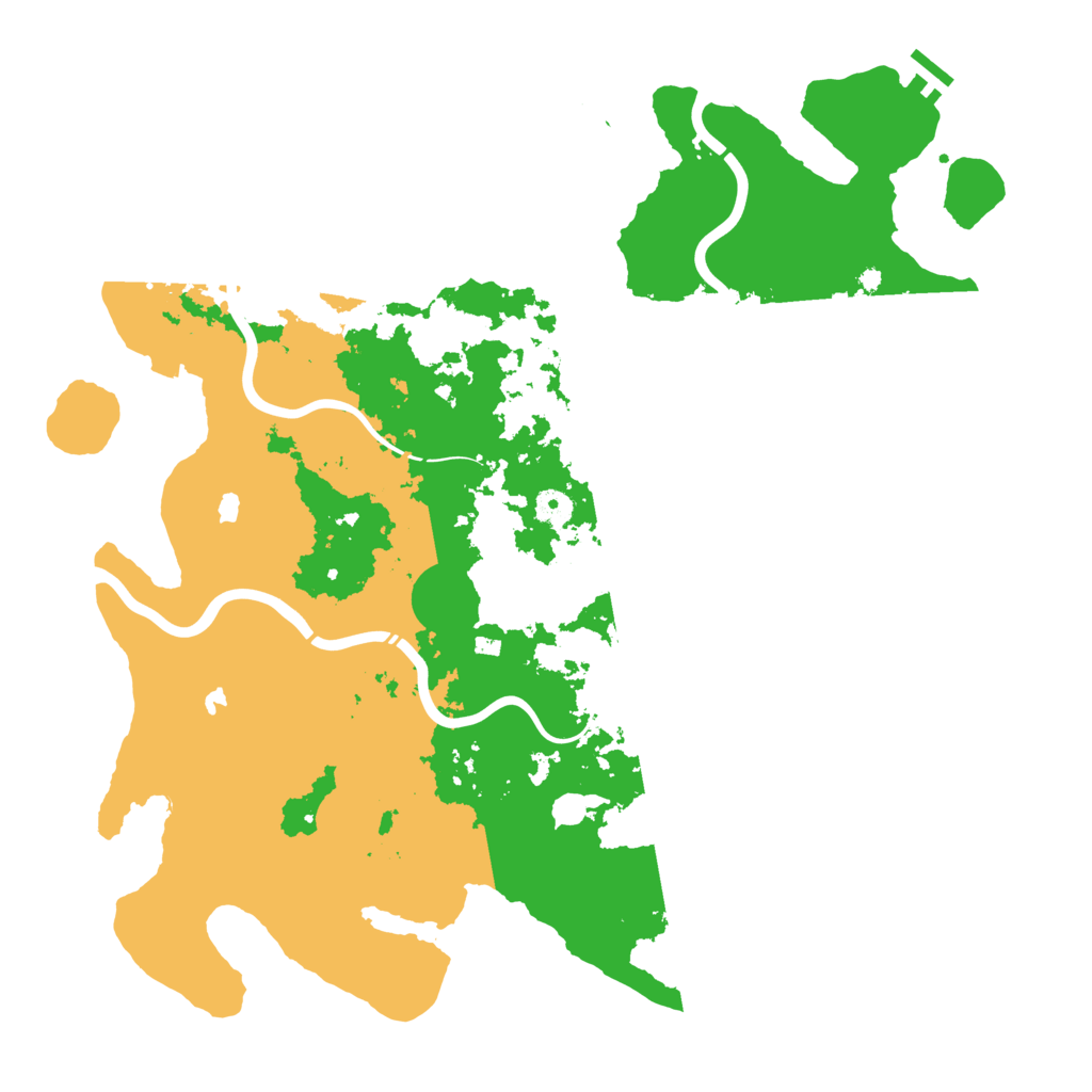 Biome Rust Map: Procedural Map, Size: 4500, Seed: 1244033526