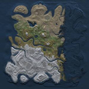 Thumbnail Rust Map: Procedural Map, Size: 4250, Seed: 418538084, 14 Monuments