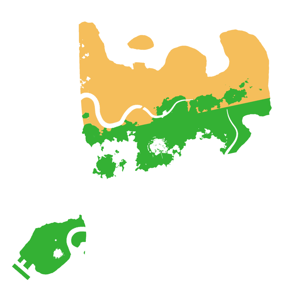 Biome Rust Map: Procedural Map, Size: 3000, Seed: 2126781364