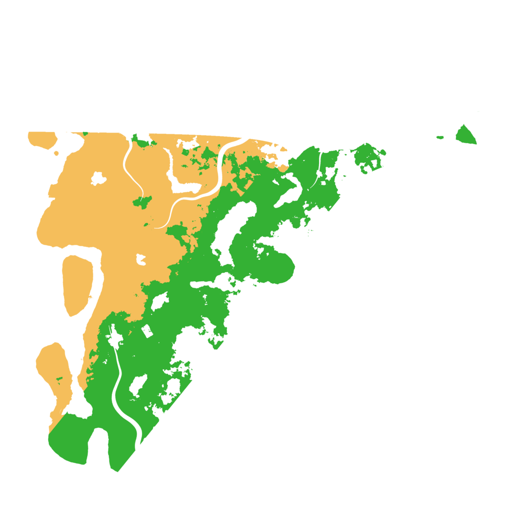 Biome Rust Map: Procedural Map, Size: 4500, Seed: 337212260