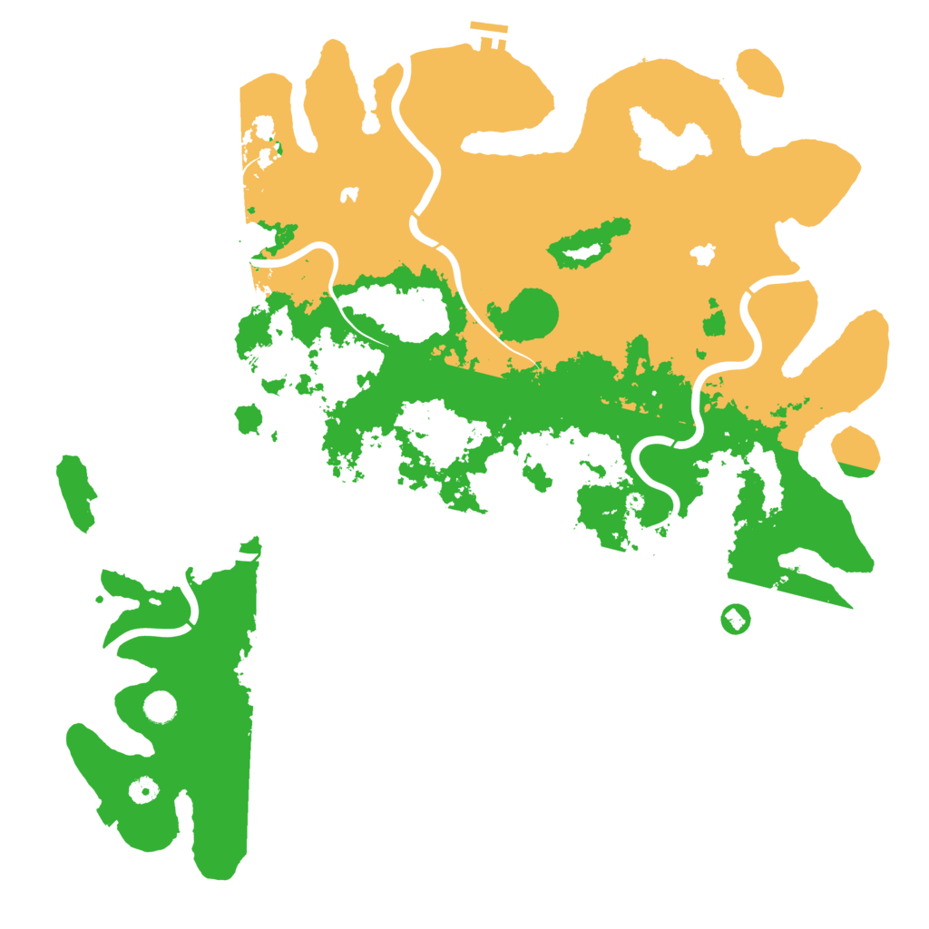 Biome Rust Map: Procedural Map, Size: 5000, Seed: 2024041001