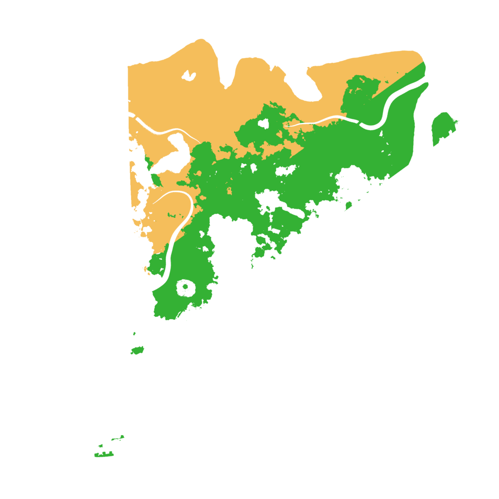 Biome Rust Map: Procedural Map, Size: 4000, Seed: 11254