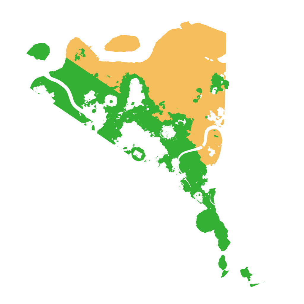 Biome Rust Map: Procedural Map, Size: 3750, Seed: 76845