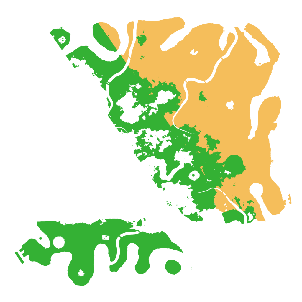Biome Rust Map: Procedural Map, Size: 4500, Seed: 19890330