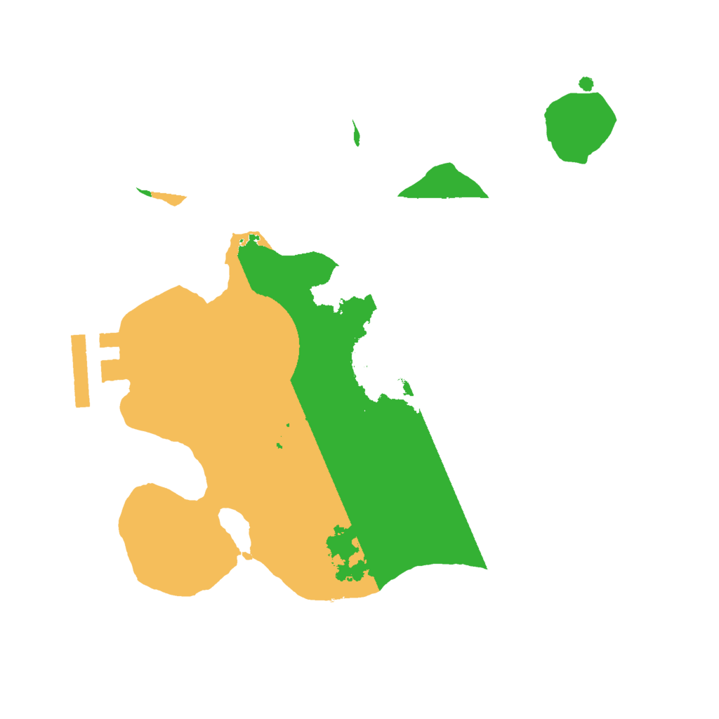 Biome Rust Map: Procedural Map, Size: 2000, Seed: 1883602214