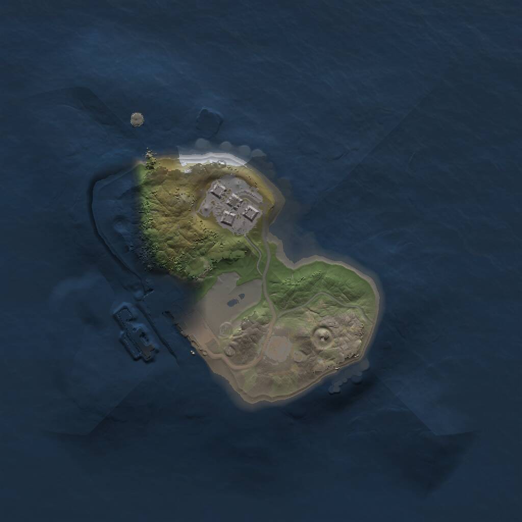 Rust Map: Procedural Map, Size: 1500, Seed: 133, 3 Monuments