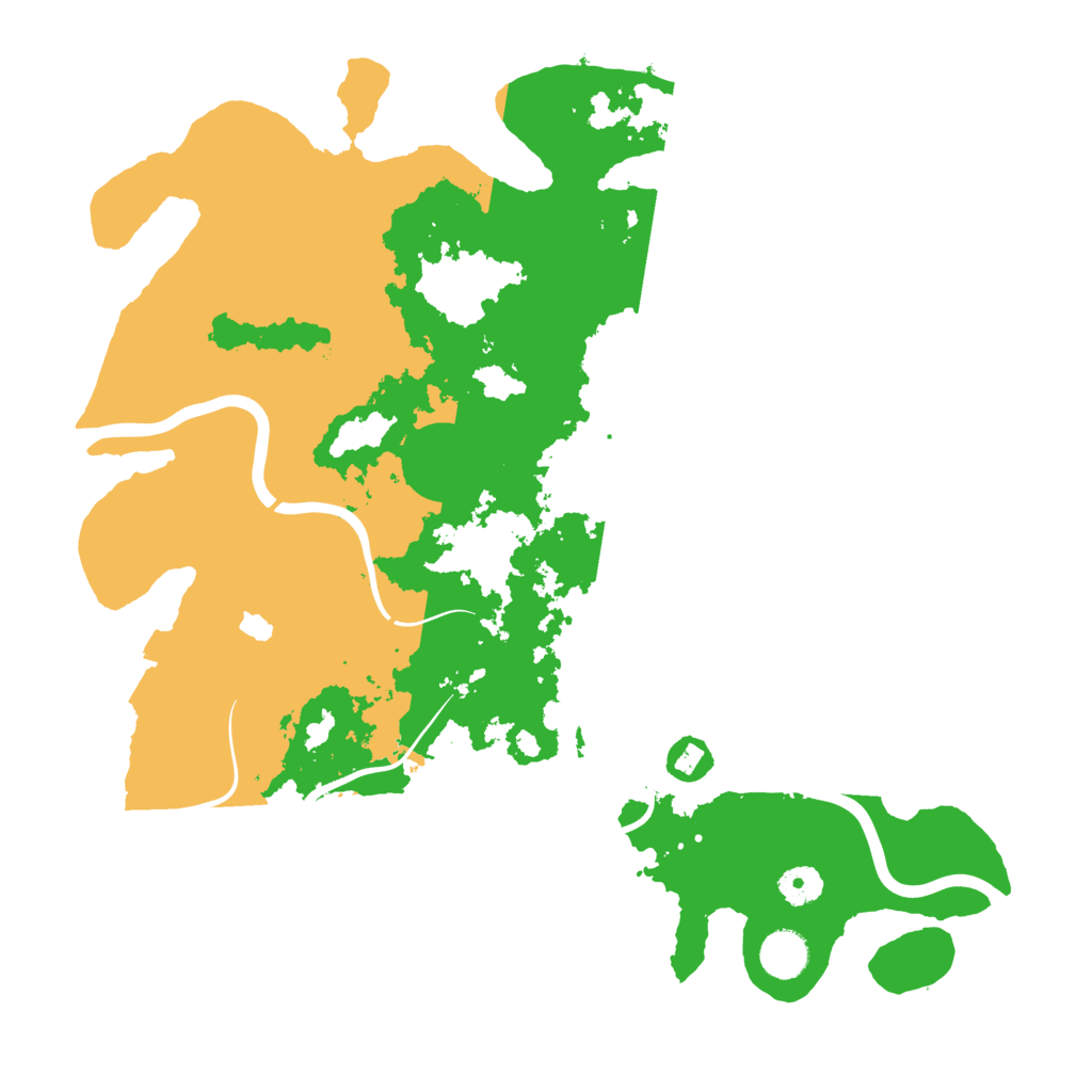Biome Rust Map: Procedural Map, Size: 4000, Seed: 11592793