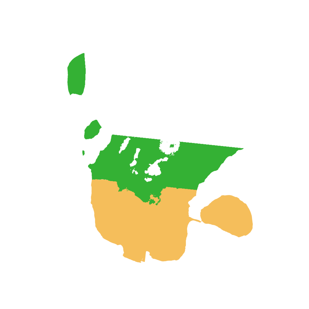 Biome Rust Map: Procedural Map, Size: 1600, Seed: 2569