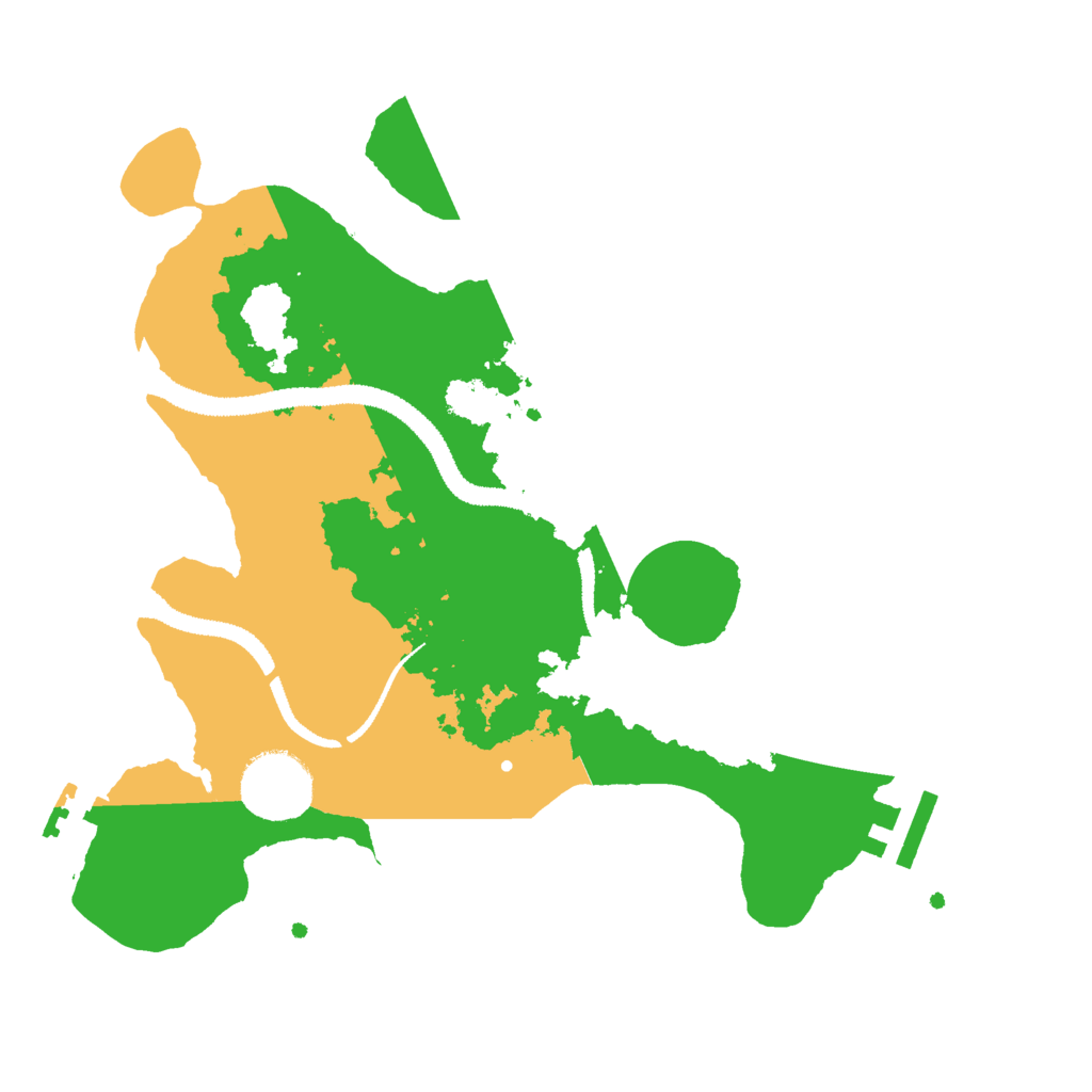 Biome Rust Map: Procedural Map, Size: 2800, Seed: 33757118