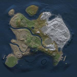 Thumbnail Rust Map: Procedural Map, Size: 2800, Seed: 33757118, 11 Monuments