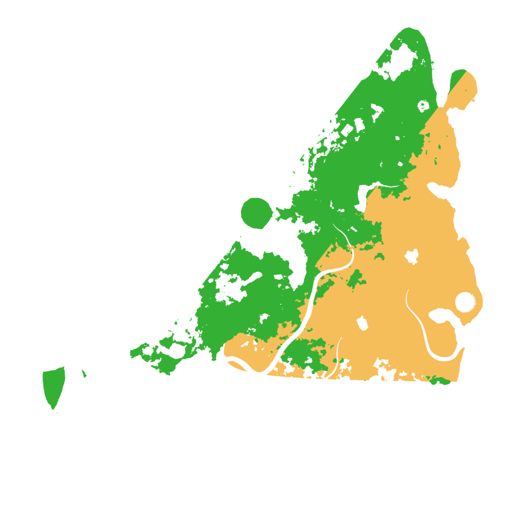 Biome Rust Map: Procedural Map, Size: 4500, Seed: 1063607089