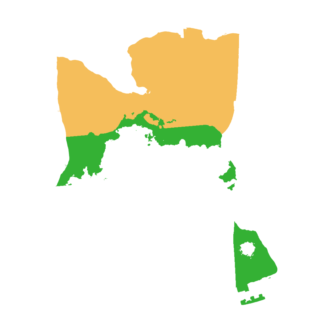 Biome Rust Map: Procedural Map, Size: 2000, Seed: 1043012627