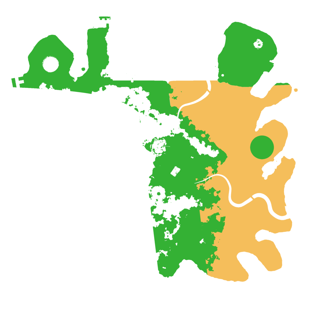 Biome Rust Map: Procedural Map, Size: 3600, Seed: 2102298027