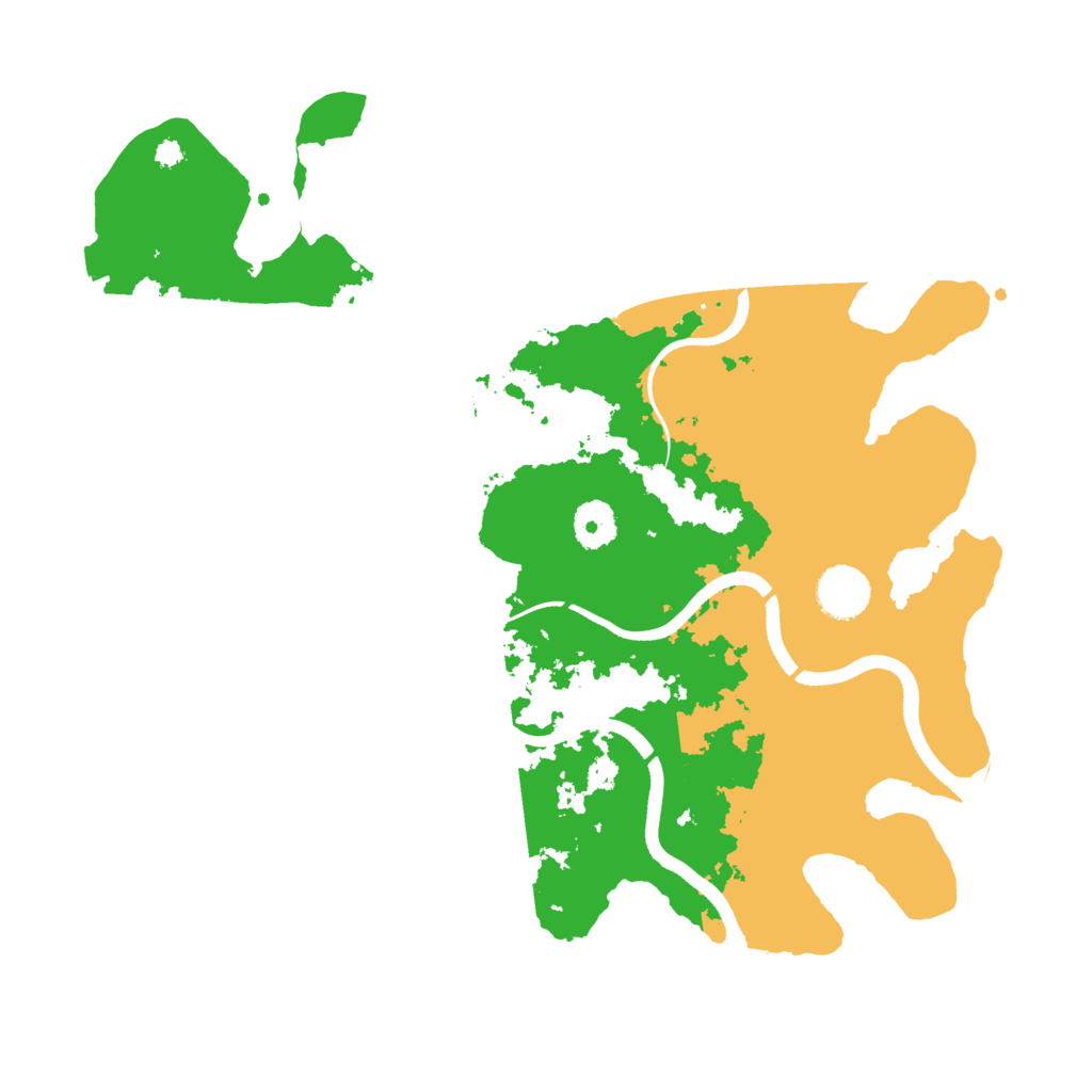 Biome Rust Map: Procedural Map, Size: 3600, Seed: 2102298027