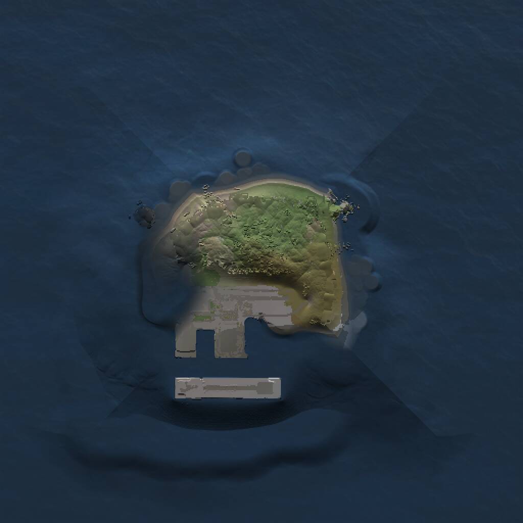 Rust Map: Procedural Map, Size: 1000, Seed: 1729608787, 2 Monuments