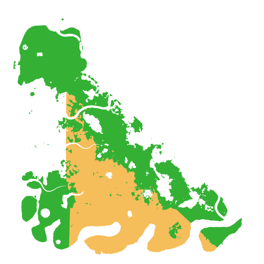 Biome Rust Map: Procedural Map, Size: 5000, Seed: 3250