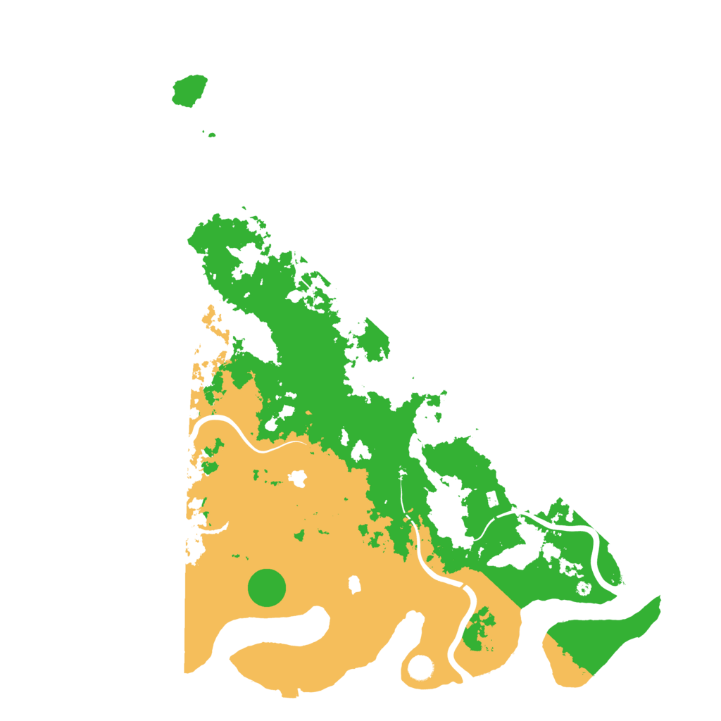 Biome Rust Map: Procedural Map, Size: 5000, Seed: 3250