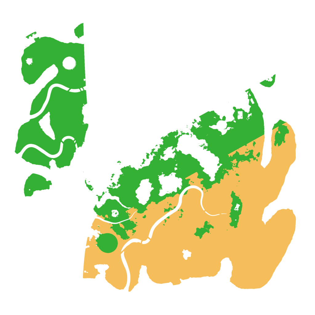 Biome Rust Map: Procedural Map, Size: 4250, Seed: 1009409177