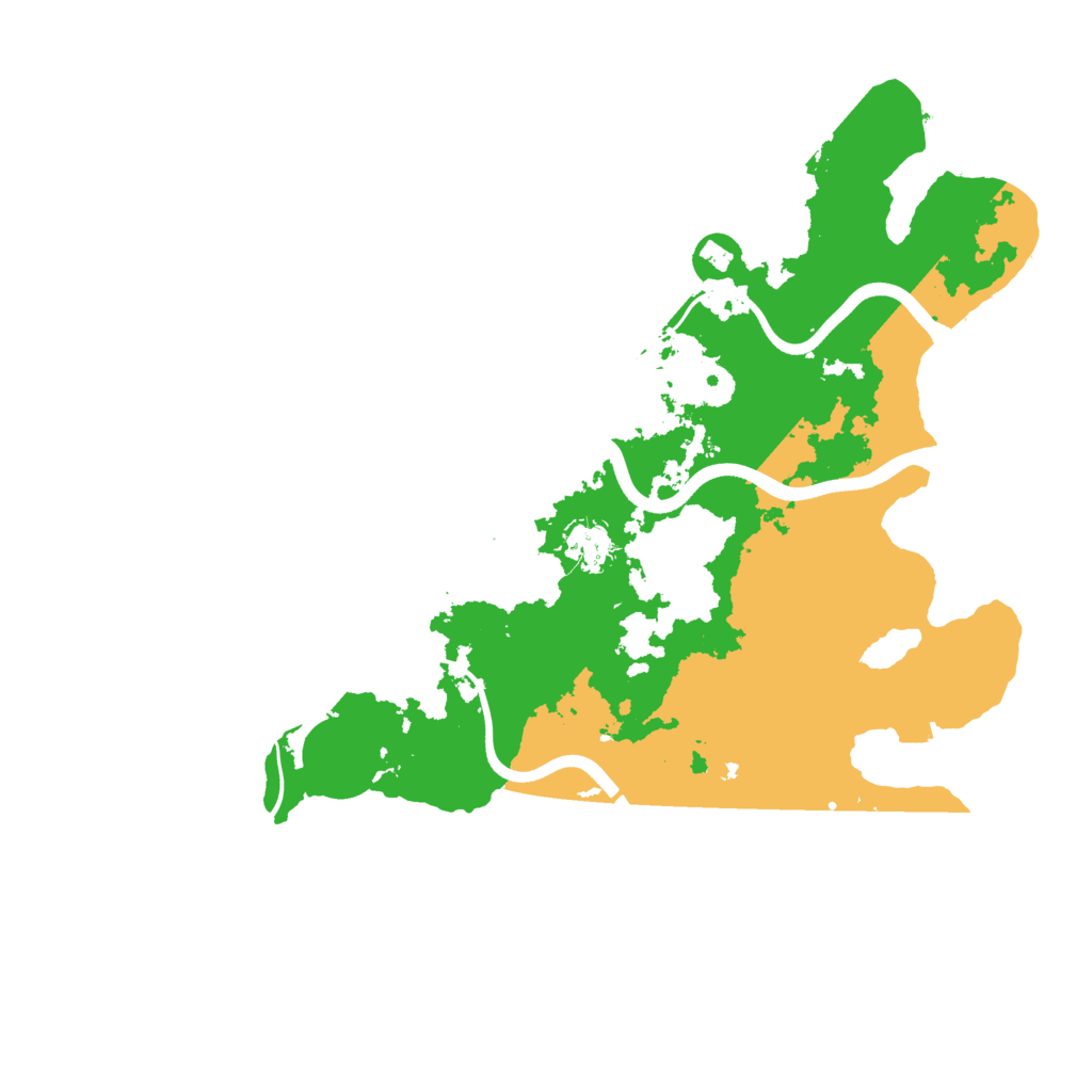 Biome Rust Map: Procedural Map, Size: 3750, Seed: 160892751