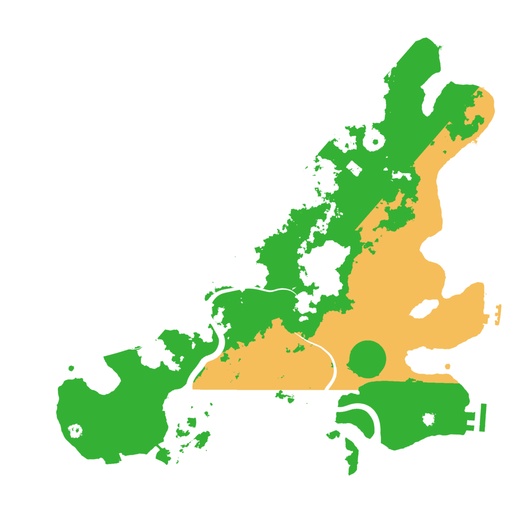 Biome Rust Map: Procedural Map, Size: 3750, Seed: 160892751