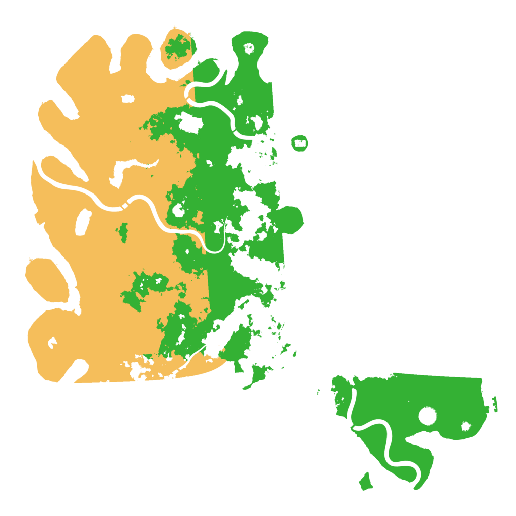 Biome Rust Map: Procedural Map, Size: 5000, Seed: 118069294